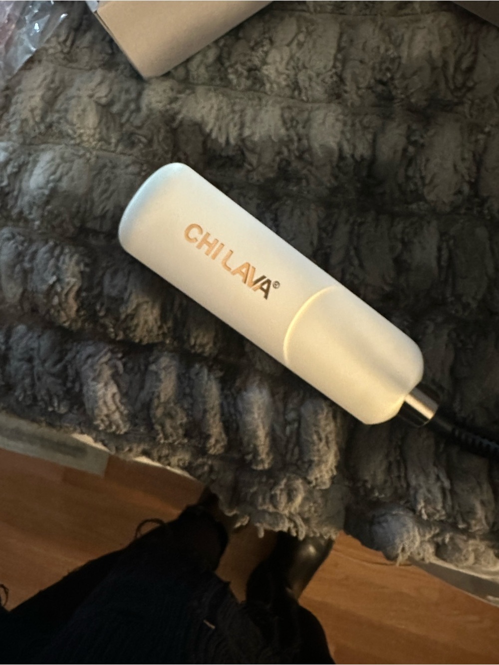 CHILAVA 1½” Mini Styler Hair Straightener - White & Gold